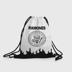 Рюкзак-мешок 3D Ramones black logo