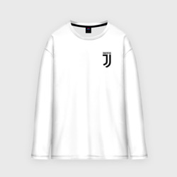 Мужской лонгслив oversize хлопок Juventus Ювентус