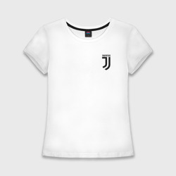 Женская футболка хлопок Slim Juventus Ювентус