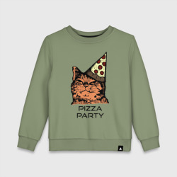 Детский свитшот хлопок Pizza party