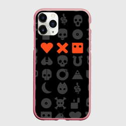 Чехол для iPhone 11 Pro Max матовый Love death robots LDR