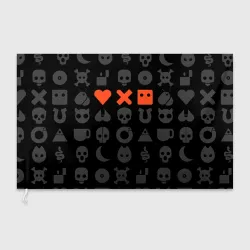 Флаг 3D Love death robots LDR