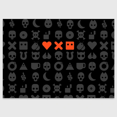 Поздравительная открытка Love death robots LDR