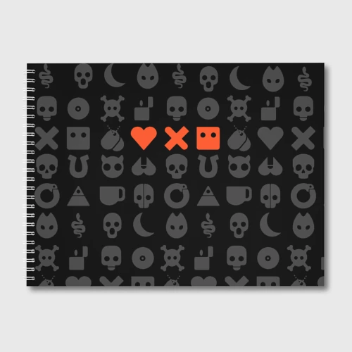 Альбом для рисования Love death robots LDR