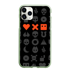 Чехол для iPhone 11 Pro матовый Love death robots LDR