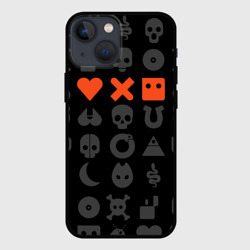 Чехол для iPhone 13 mini Love death robots LDR