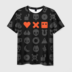 Мужская футболка 3D Love death robots LDR