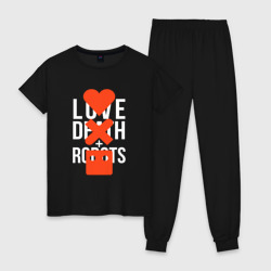 Женская пижама хлопок Love Death and Robots - LDR