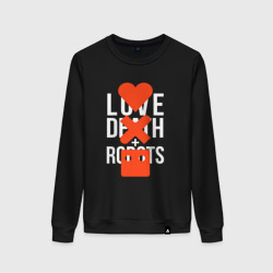 Женский свитшот хлопок Love Death and Robots - LDR