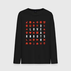 Мужской лонгслив хлопок Love death robots LDR