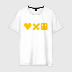 Мужская футболка хлопок LDR yellow logo