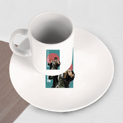 Набор: тарелка + кружка ДжоДжо - фото 3
