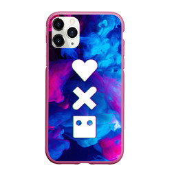 Чехол для iPhone 11 Pro Max матовый Love death robots LDR