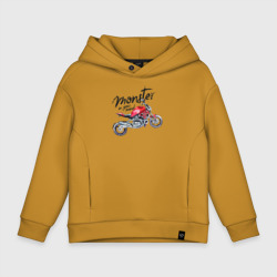 Детское худи Oversize хлопок Monster