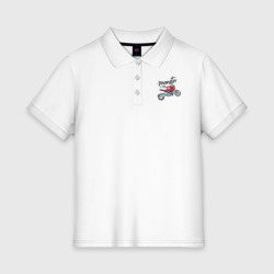 Женское поло хлопок Monster