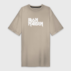 Платье-футболка хлопок Iron Maiden Айрон мейден
