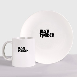 Набор: тарелка + кружка Iron Maiden Айрон мейден