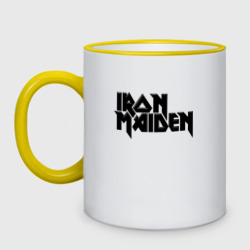 Кружка двухцветная Iron Maiden Айрон мейден