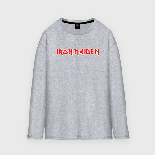 Мужской лонгслив oversize хлопок Iron Maiden Айрон мейден