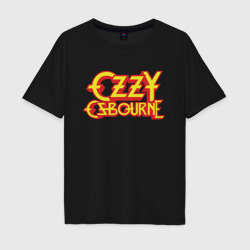 Мужская футболка хлопок Oversize Ozzy Osbourne Оззи Осборн