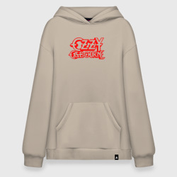 Худи SuperOversize хлопок Ozzy Osbourne Red Logo