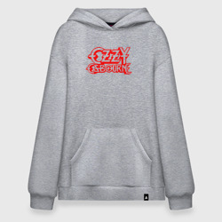 Худи SuperOversize хлопок Ozzy Osbourne Red Logo