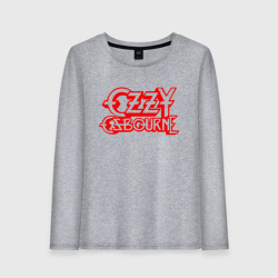 Женский лонгслив хлопок Ozzy Osbourne Red Logo