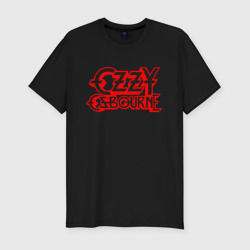 Мужская футболка хлопок Slim Ozzy Osbourne Red Logo