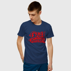 Мужская футболка хлопок Ozzy Osbourne | Red Logo (Z) - фото 2