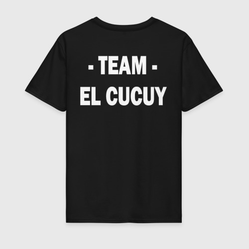 Мужская футболка хлопок Team El Cucuy, цвет черный - фото 2