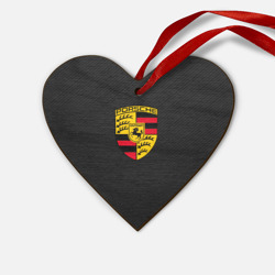 Деревянная игрушка Сердце Porsche Порш