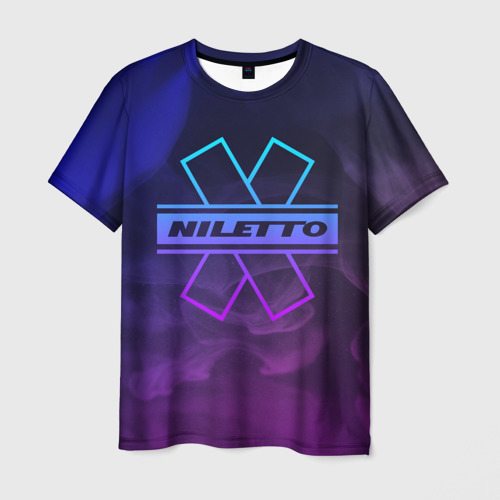 Мужская футболка 3D Niletto neo smoke, цвет 3D печать