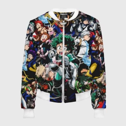 Женский бомбер 3D Моя геройская академия