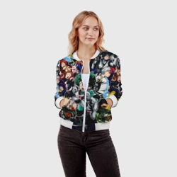 Женский бомбер 3D Моя геройская академия - фото 2