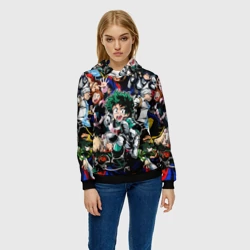 Женская толстовка 3D Моя геройская академия - фото 2