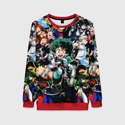 Женский свитшот 3D Моя геройская академия