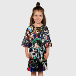 Детское платье 3D Моя геройская академия - фото 2