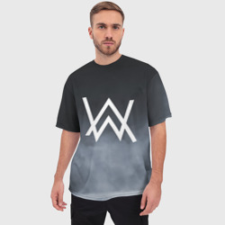 Мужская футболка oversize 3D Alan Walker - фото 2