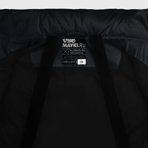 Зимняя куртка для девочек 3D Alan Walker, цвет черный - фото 7