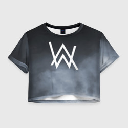 Женская футболка Crop-top 3D Alan Walker