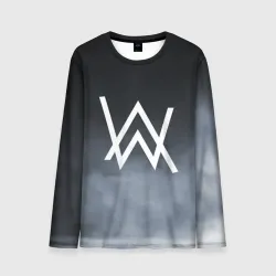 Мужской лонгслив 3D Alan Walker