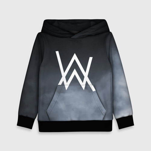 Детская толстовка 3D Alan Walker, цвет черный