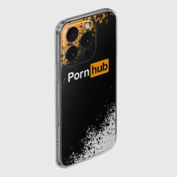 Чехол для iPhone 16 Pro Max силиконовый с защитой камеры Pornhub Порнхаб - фото 2