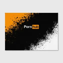 Холст прямоугольный Pornhub Порнхаб - фото 2