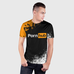 Мужская футболка 3D Slim Pornhub Порнхаб - фото 2