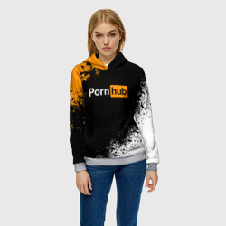 Женская толстовка 3D Pornhub Порнхаб - фото 2