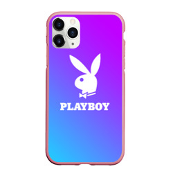 Чехол для iPhone 11 Pro Max матовый Плейбой Playboy