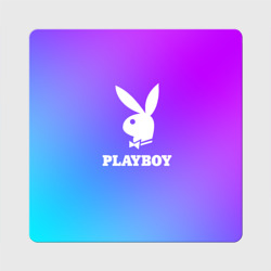 Магнит виниловый Квадрат Плейбой Playboy