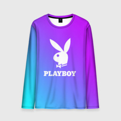 Мужской лонгслив 3D Плейбой Playboy