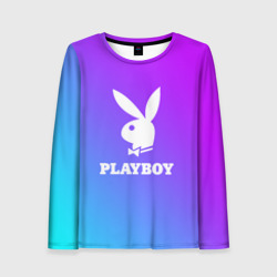 Женский лонгслив 3D Плейбой Playboy